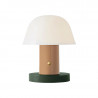 &Tradition Setago JH27 Table Lamp Beige & Green (Nude Forest)