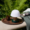 &Tradition Setago JH27 Table Lamp Beige & Green (Nude Forest)