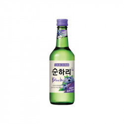 (LOTTE) Soju - SoonHari Blueberry 12% Acl. 350 ml
