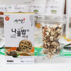 JYN Food Sanaetteul Mushroom mix for Rice (2~3 servings x 2 pieces) 34g