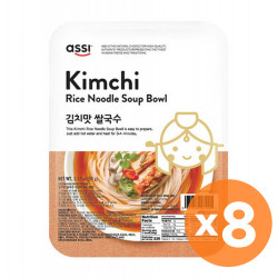 Assi instant Rice Noodle Kimchi Flavor 90g x 8pcs