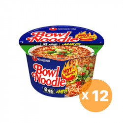 [Free Shipping] Nongshim Yukgejang Sabalmyun Instant Cup Noodle Hot&Spicy 100g X 12pcs