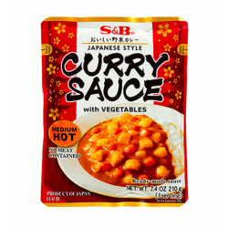 S&B Golden Curry Vegetable - Medium Spicy 210g