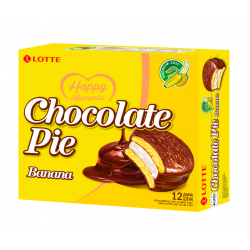 LOTTE Choco Pie - Banana 12 x 28g